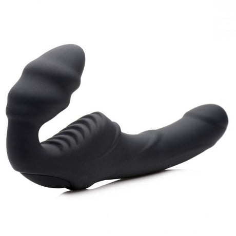 Slim Rider Vibrating Strapless Strap On
