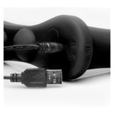 Double Take 10X Double Penetration Vibrating Strap-on Harness