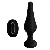 Silicone Vibrating Anal Plug with Remote Control