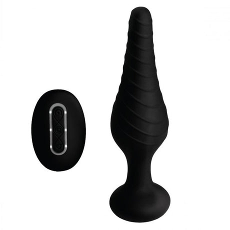 Silicone Vibrating Anal Plug with Remote Control