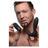 Silicone Prostate Vibrator and Strap with Remote Control