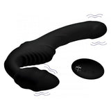 Pro Rider 9X Vibrating Silicone Strapless Strap-On with Remote Control