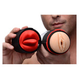 Flicking Tongue Masturbator