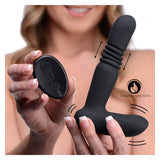 Silicone Thrusting Anal Plug with Remote Control
