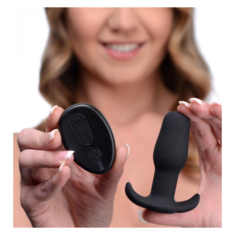 Silicone Anal Plug with Remote Control