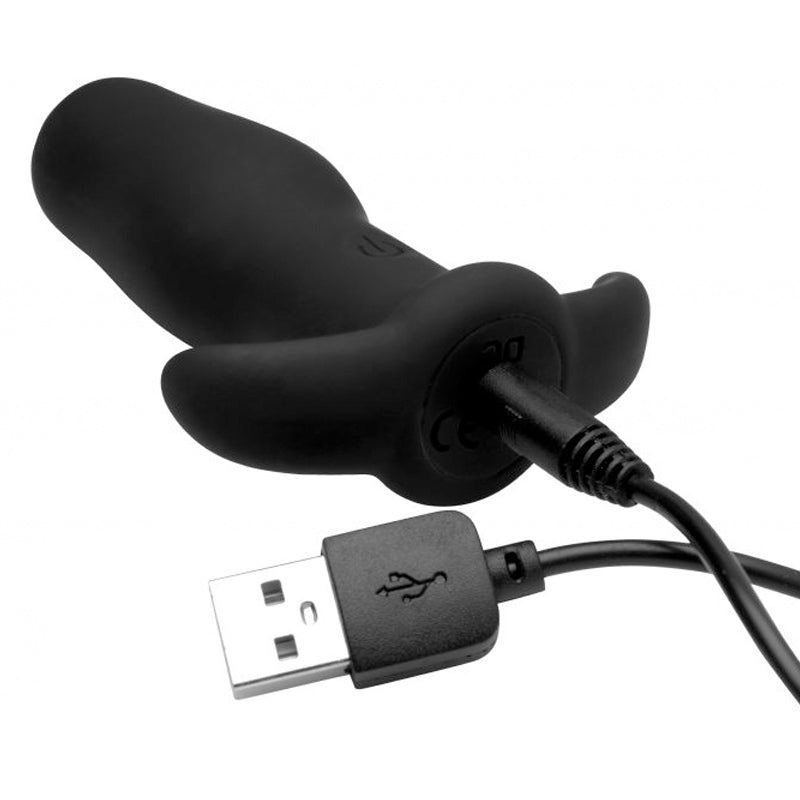 Silicone Anal Plug with Remote Control