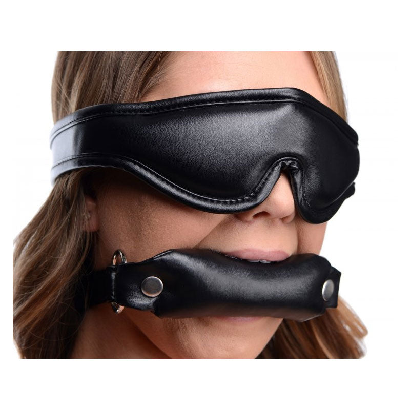 Padded Blindfold and Gag Set