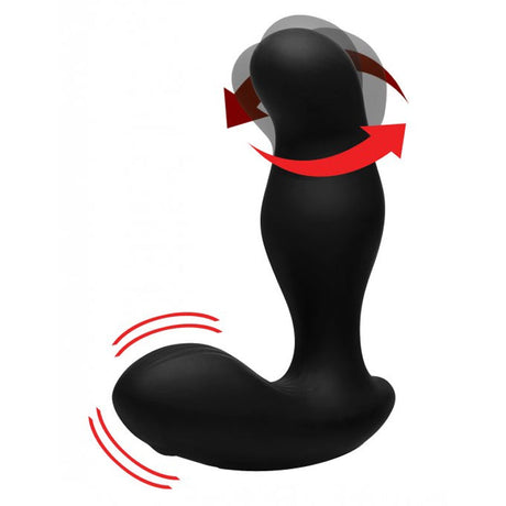 7X P-Gyro Silicone Prostate Stimulator with Gyrating Shaft