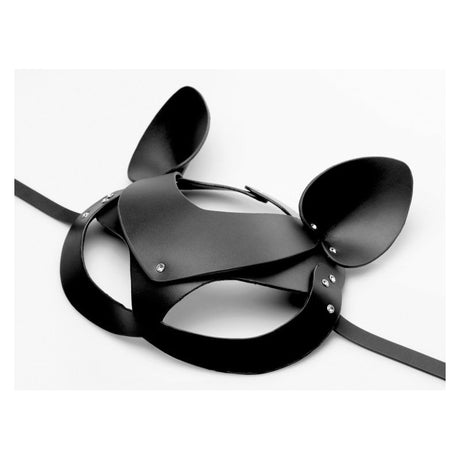 Black Cat Tail Anal Plug & Mask Set