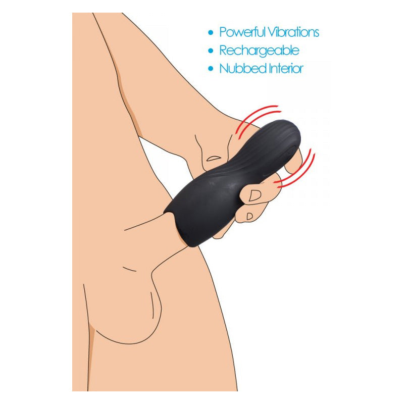 Vibrating Rechargeable Penis Pleaser