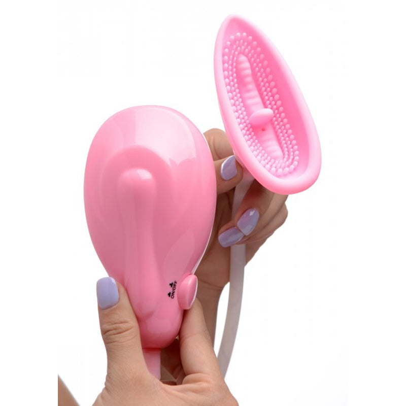 Pink Automatic Vibrating Pussy Pump