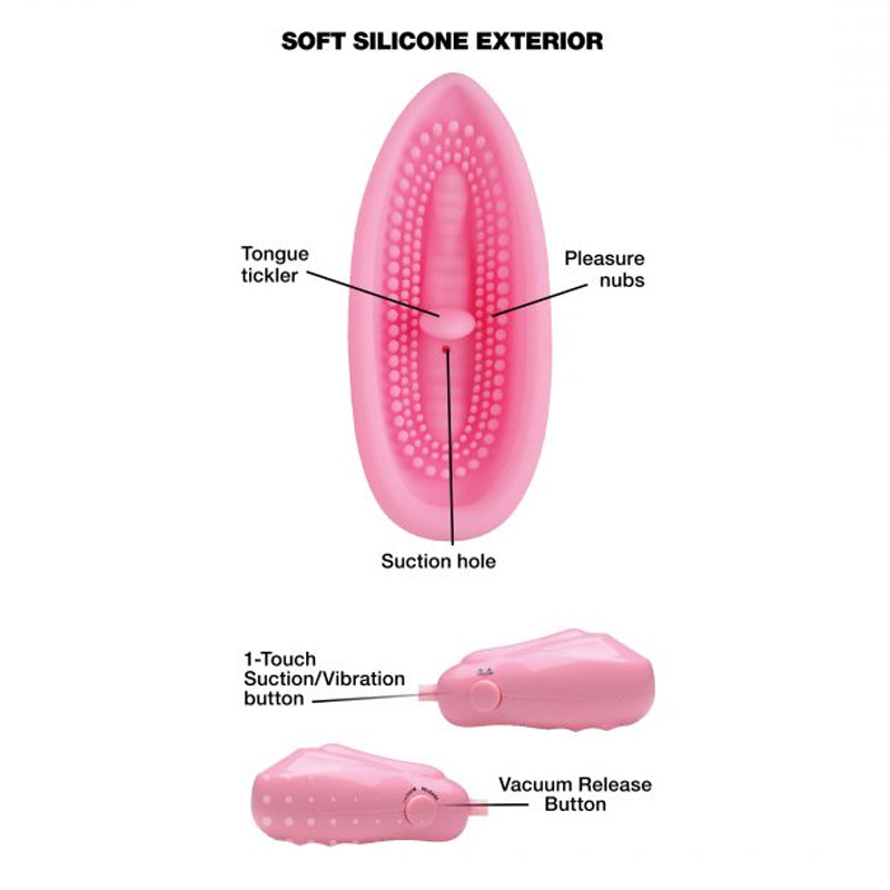 Pink Automatic Vibrating Pussy Pump