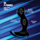 6X P-POUNCE Double Tapping Prostate Stimulator