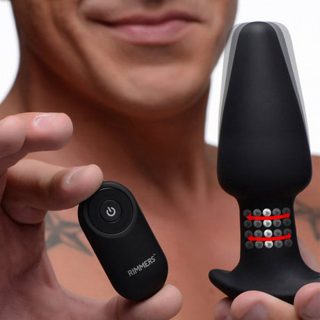 Gyro-R Smooth Rimming Plug with Remote Control