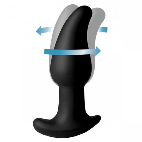 Gyro-M 10X Curved Rimming Plug with Remote Control