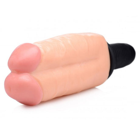 Double Decker 13X Vibrating Dual Dildo Thruster