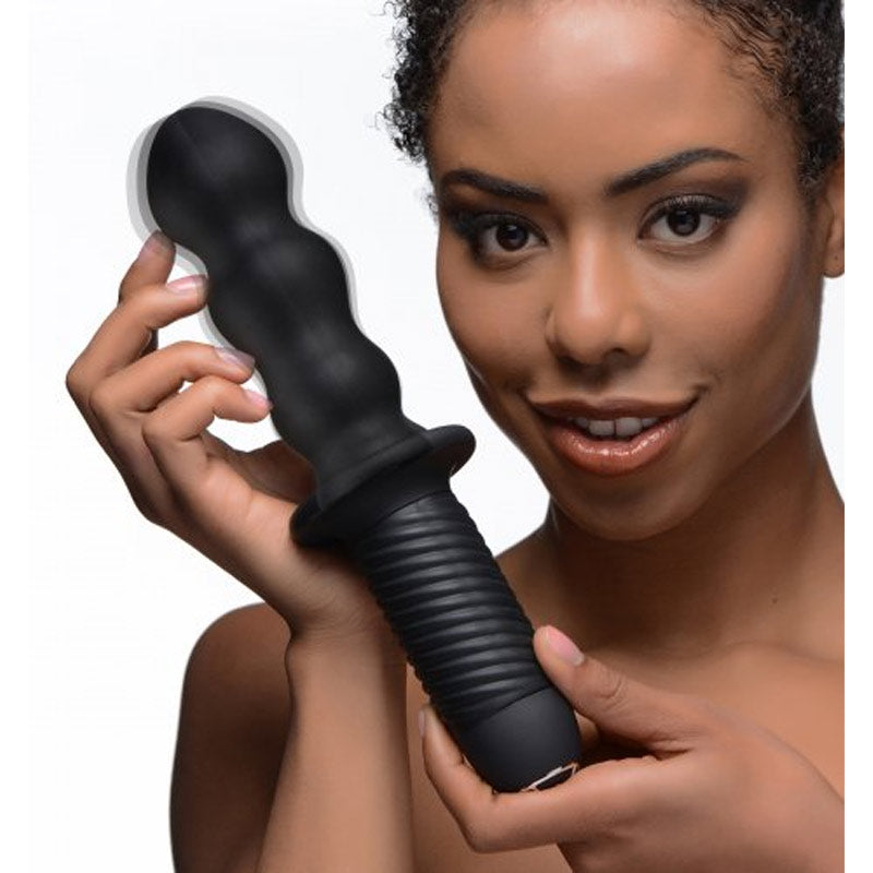 The Groove 10X Silicone Vibrator with Handle