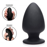 Squeezable Silicone Anal Plug