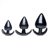 Triple Spades 3 Piece Anal Plug Set
