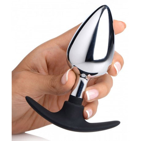 Dark Invader Metal & Silicone Anal Plug