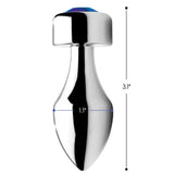 Weighted Base Aluminum Plug Blue Gem
