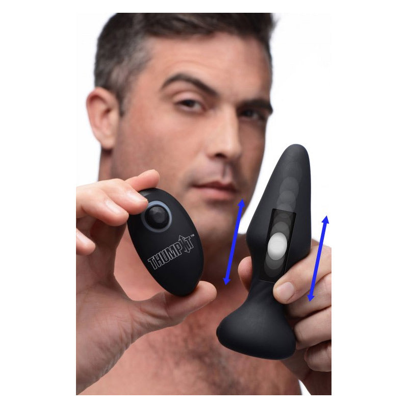 7X Slim Thumping Silicone Anal Plug