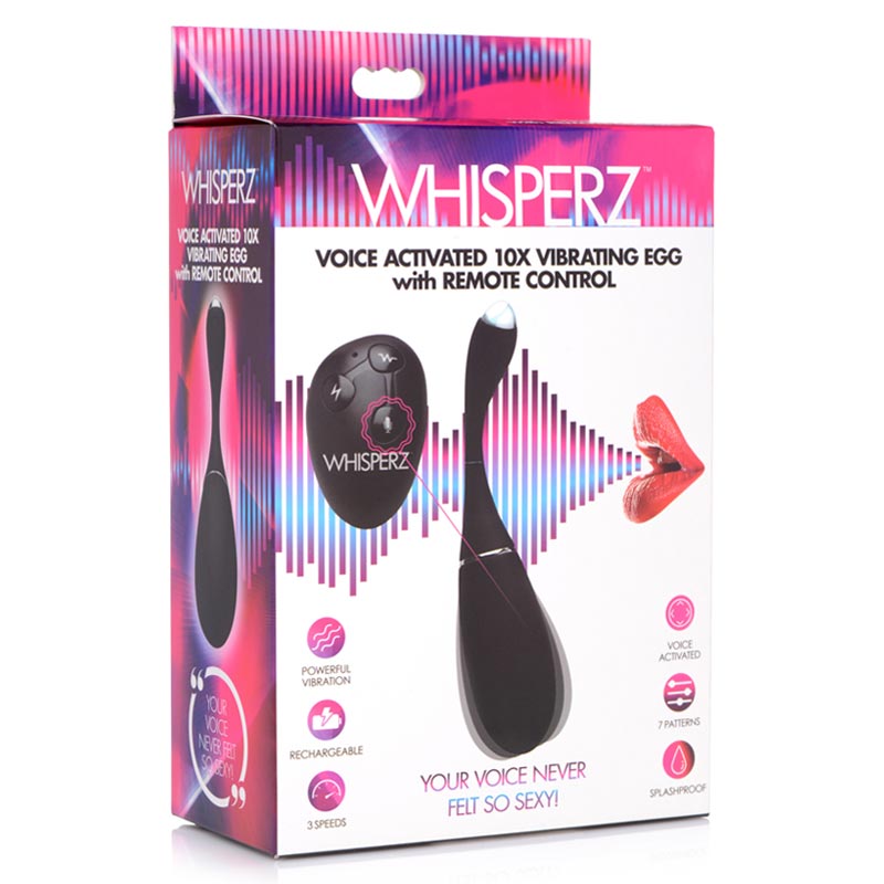 Voice Activated 10X Vibrating Egg with Remote Control