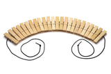 Firecracker Clothespin Body Zipper
