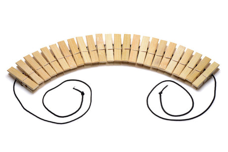 Firecracker Clothespin Body Zipper