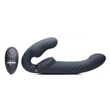 10X Swirl Ergo-Fit Inflatable & VibratingStrapless Strap-On