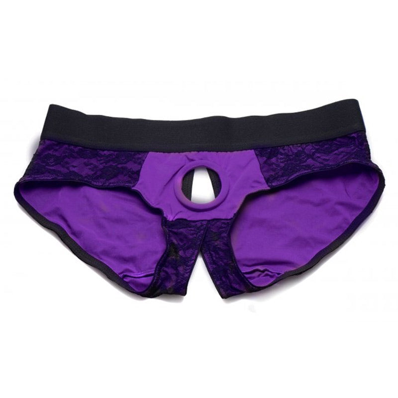 Lace Envy Lace Crotchless Panty Harness