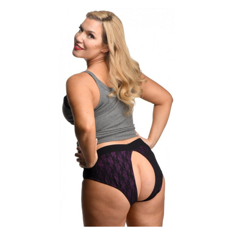 Lace Envy Lace Crotchless Panty Harness