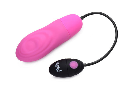 7X Pulsing Rechargeable Silicone Bullet