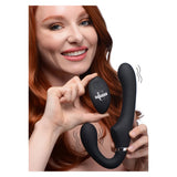Mighty Rider 10X Vibrating Silicone Strapless Strap-On