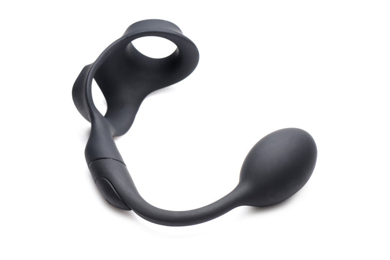 10X P-Bomb Cock & Ball Ring With Plug