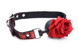 Silicone Ball Gag with Rose
