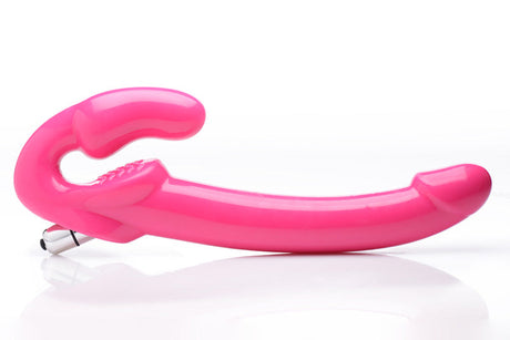 7X Revolver Slim Vibrating Strapless Strap-On