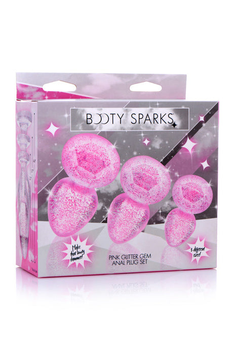Glitter Gem Anal Plug Set