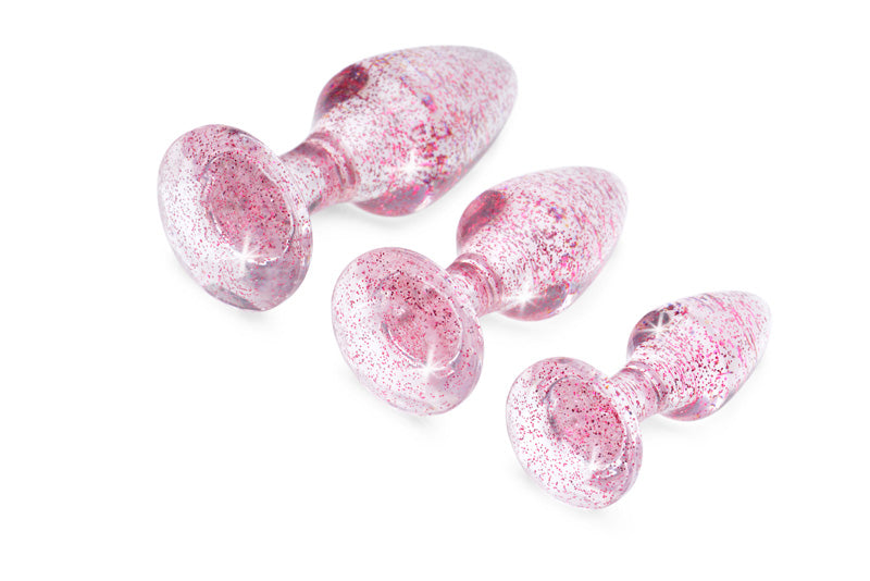 Glitter Gem Anal Plug Set