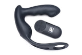 7X P-Strap Milking and Vibrating Prostate Stimulator with Cock and Ball Harness