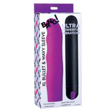 Bang XL Bullet & Wavy Silicone Sleeve