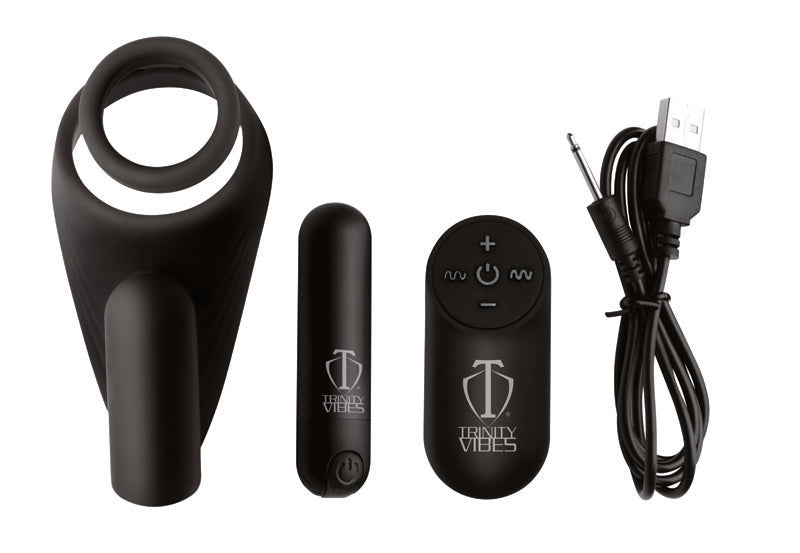 7X Silicone C-Ring With Vibrating Taint Stim