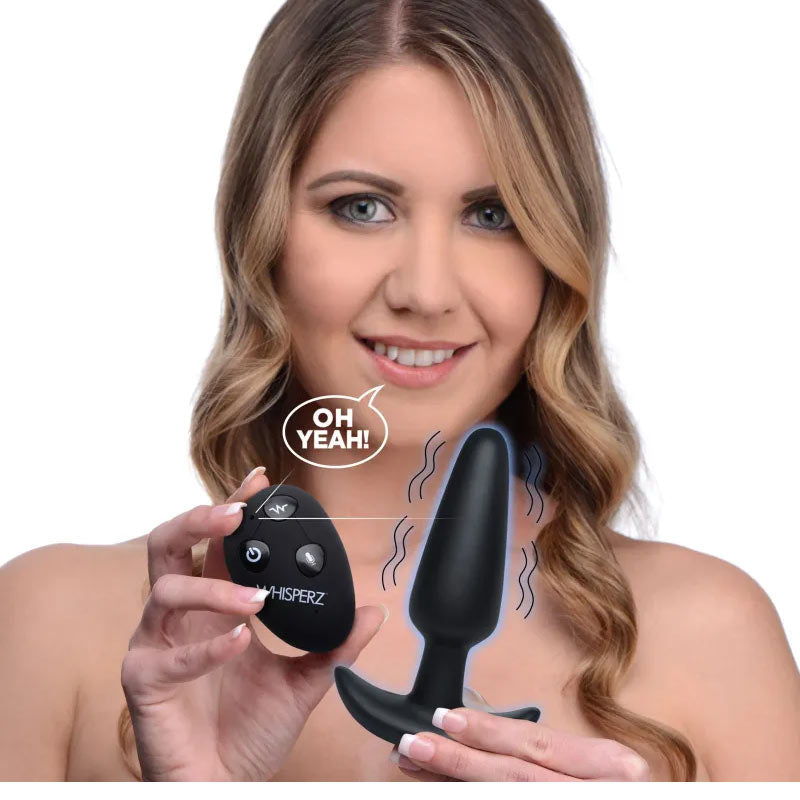 Voice Activated 10X Slim Butt Plug With Remote Control