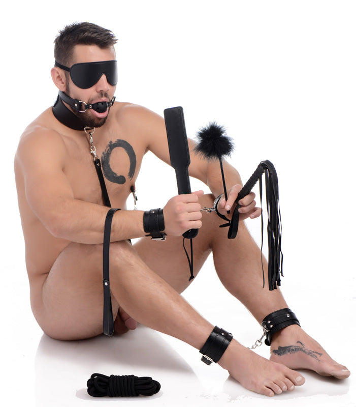 Deluxe 10 Piece Bondage Set