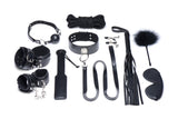Deluxe 10 Piece Bondage Set