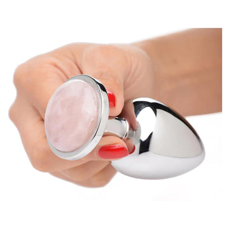 Gemstones Rose Quartz Gem Anal Plug