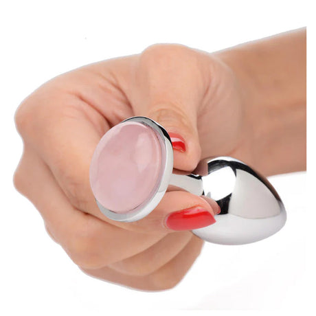 Gemstones Rose Quartz Gem Anal Plug