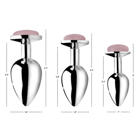 Gemstones Rose Quartz Gem Anal Plug