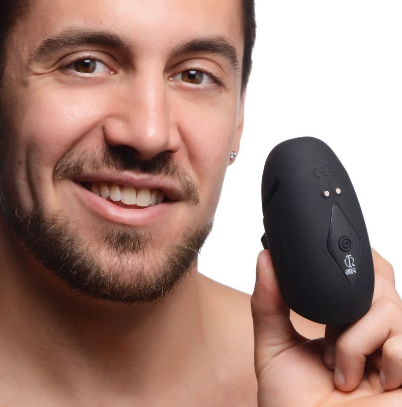 8X Vibrating Silicone Penis Sleeve