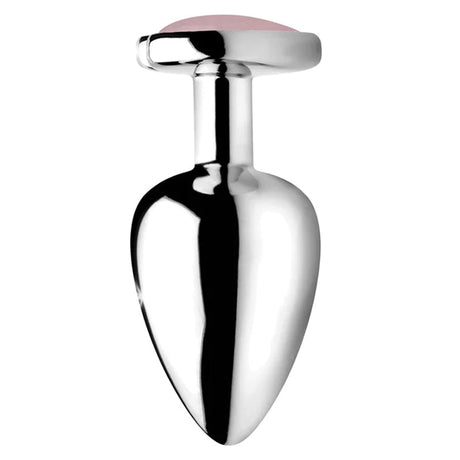 Gemstones Rose Quartz Heart Anal Plug